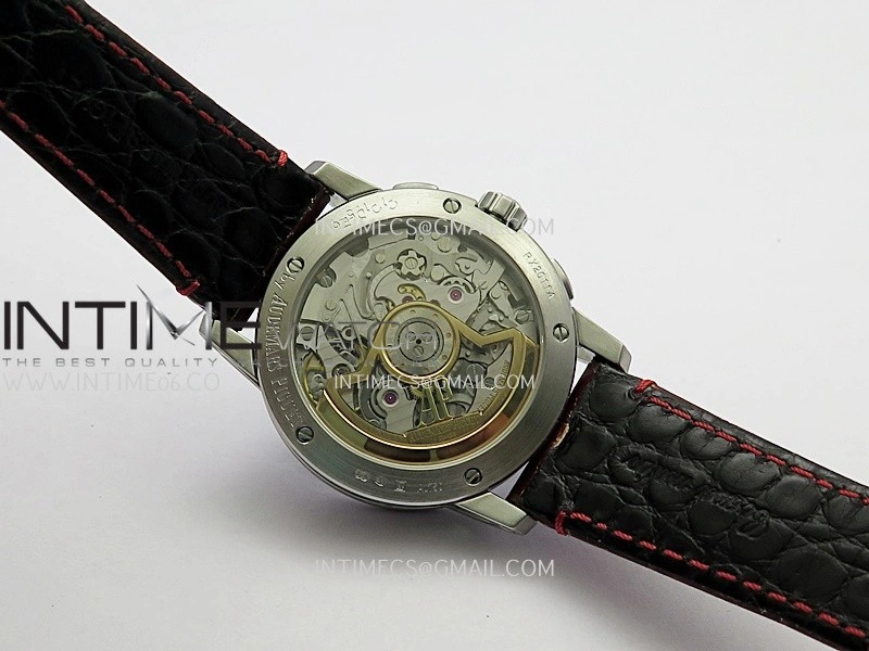 Code 11.59 Chrono 26393 SS APSF 1:1 Best Edition Red Dial On Red Leather Strap Super Clone SA4401